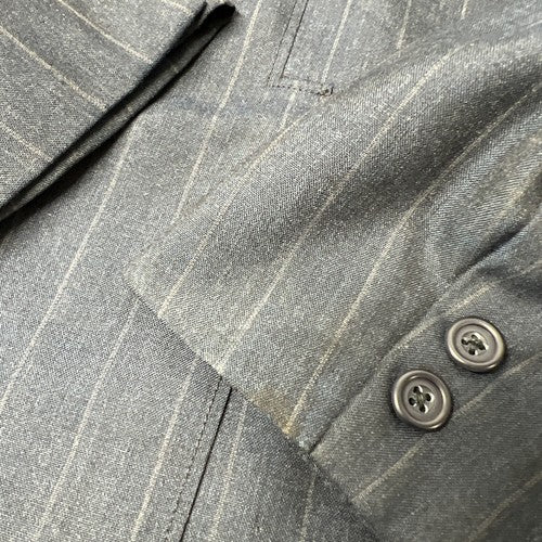 Hart Schaffner & Marx Racquet Club Blue 3 Button Jacket Blazer Striped 42