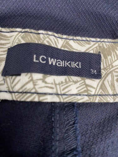 NWT LC Waikiki Blue Normal Kalip Regular Fit Bermuda Long Shorts Size 34 (36x18)