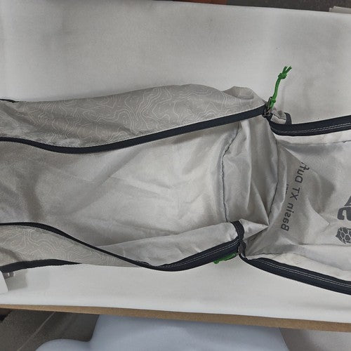 NWD Stio Basin XT Duffel 55L White Gray Topo Print Travel Gym Bag OS