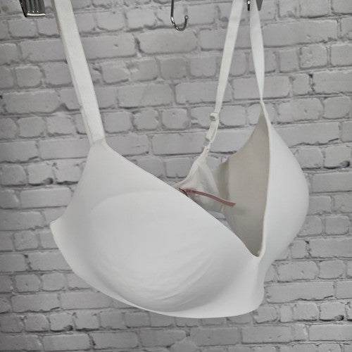 Victoria's Secret White Lightly Lined Wireless T-Shirt Bra 38DD