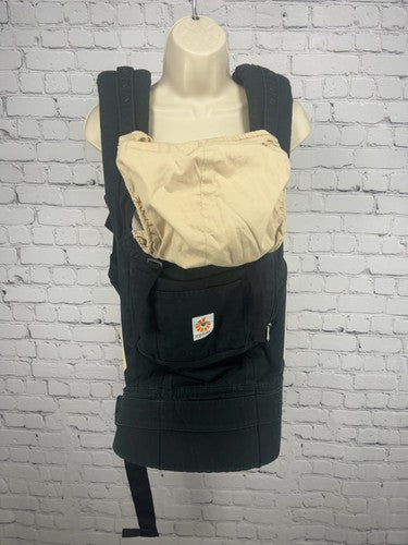Ergobaby Original Black Camel Baby Carrier Sleeping Hood Zip Pocket BC6CANL
