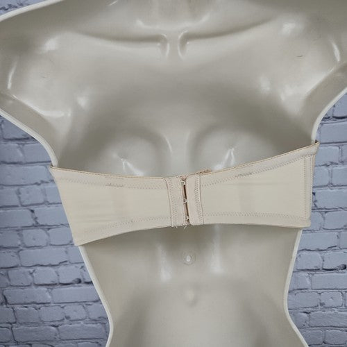Panache Evie Tan Strapless Underwire Molded Cup Bra 32FF