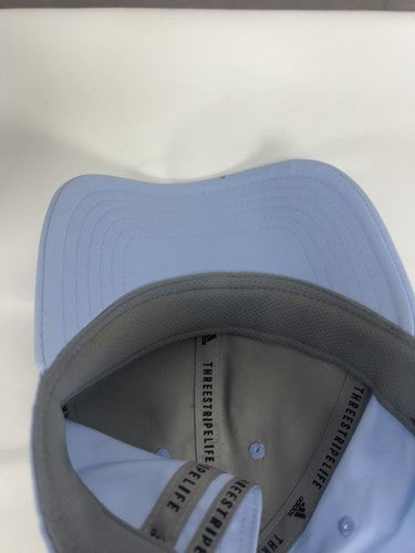 Adidas Light Blue AEROREADY Adjustable Strapback Baseball Cap Hat One Size