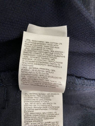 NWT LC Waikiki Blue Normal Kalip Regular Fit Bermuda Long Shorts Size 34 (36x18)