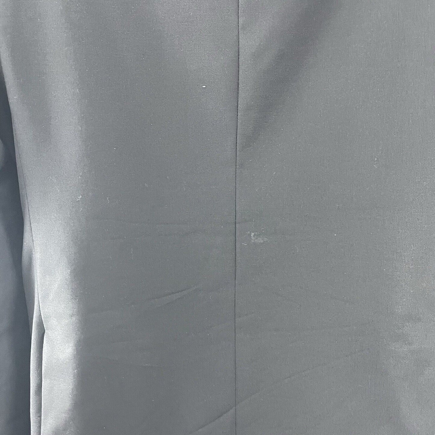 Jos A Bank 1905 Black 100% Wool Slim Fit 2 Button Vented Notch Suit Blazer 46R