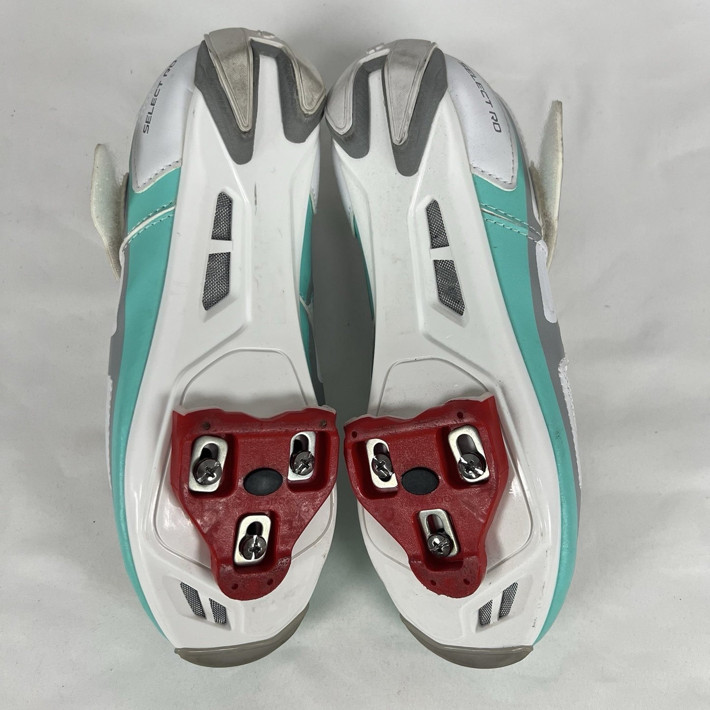 Pearl Izumi Select RD IV White Aqua Cycling Shoes Women EU 39 US 8