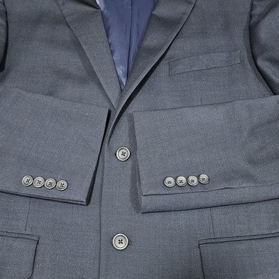 Pronto Uomo Navy 100% Wool Platinum 2 Button Vented Notch Blazer Sport Coat 44R