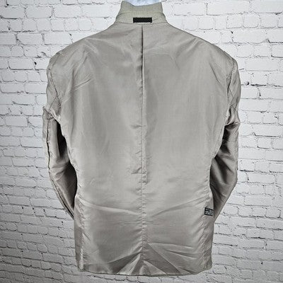 Georgio Giovanno Grey Wool Blend 3 Button Ventless Notch Blazer Sport Coat 43R