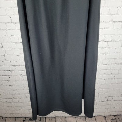 VTG Tumbleweeds Black Belted Lined Elastic Waist Pull On Maxi Skirt USA Size XL