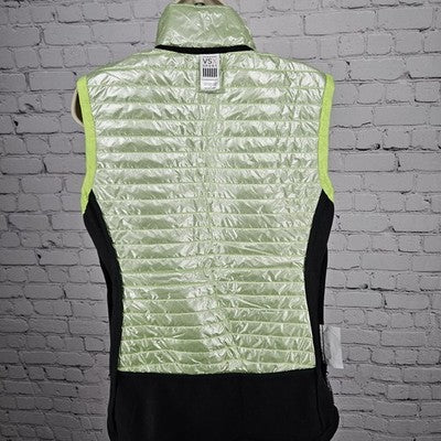 VSX Victoria's Secret Green Thermo Lite Pro Stand Up Collar Zip Vest Large L