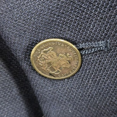 VTG Hickey Freeman Navy 2 Button Double Vented Notch Blazer Sport Coat USA 50S