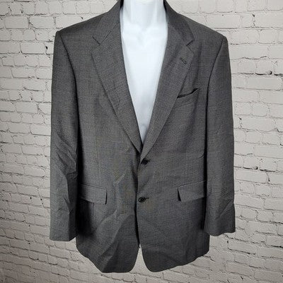 Daniel Cremieux Grey Guabello Super 120's Blazer Sport Coat Italy Made Size 40R