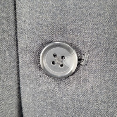 Van Heusen Grey 2 Button Single Vented Notch Blazer Suit Jacket Sport Coat 48R