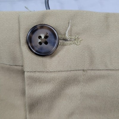 Jos A Bank Reserve Tan Tailored Fit Straight Leg Stretch Chino Pants 40x32