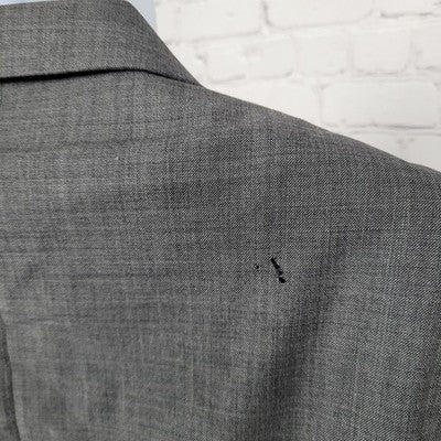 Lauren Ralph Lauren Grey 100% Wool 2 Button Notch Blazer Sport Coat Size 42R