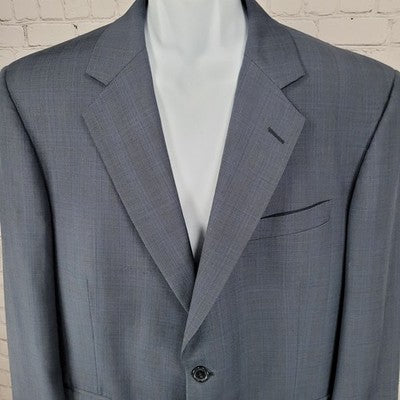 Aldrich Navy Super 130's Worsted Wool 2 Button Notch Blazer Sport Coat Size 44S