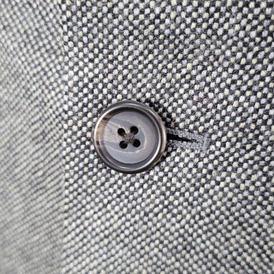 Ralph Ralph Lauren Black Beige 100% Lambs Wool 2 Button Blazer Sport Coat 42L