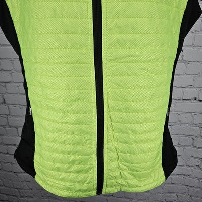 VSX Victoria's Secret Green Thermo Lite Pro Stand Up Collar Zip Vest Large L