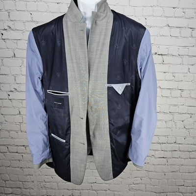Tommy Hilfiger Grey Wool Blend 2 Button Vented Notch Blazer Sport Coat 44R