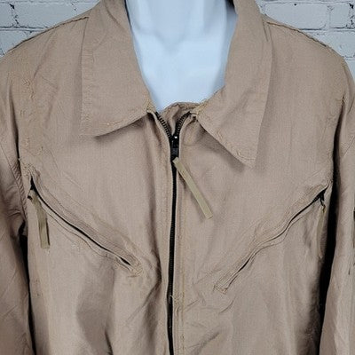 Carter Industries Tan Aramid Combat Vehicle Crewmen's Class 2 Coveralls Size XLS