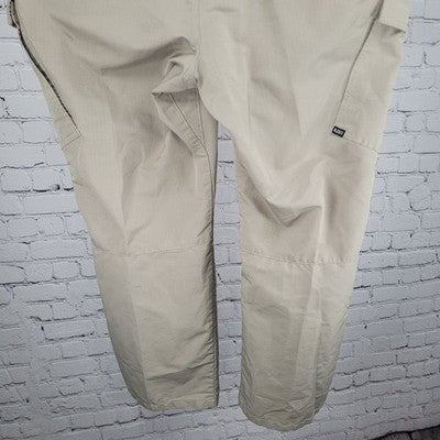 5.11 Tactical Beige Lightweight Cargo Pockets Utility Straight Leg Pants 42x30