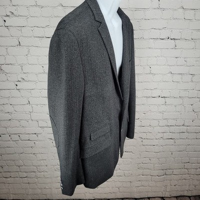 Paisley & Gray Herringbone Slim Fit Stretch Double Vented Sport Coat Size 46R