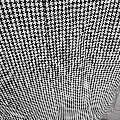 Sor Hazir Giyim Black White Houndstooth 2 Button Notch Blazer Sport Coat 43