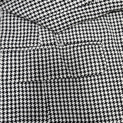 Sor Hazir Giyim Black White Houndstooth 2 Button Notch Blazer Sport Coat 43