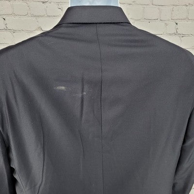 Jos A Bank Black 100% Wool Signature Collection Gold Button Blazer Size 41R