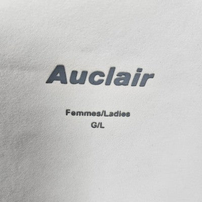 Auclair Ivory Waterproof Breathable Full Zip Stand Up Collar Jacket Large L