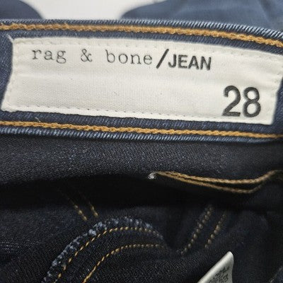 Rag & Bone Joshua Blue Skinny Low Rise Medium Wash Stretch Jeans USA 28 (28x30)