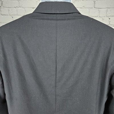 Joseph Jos A Bank Navy 100% Wool Slim Fit 2 Button Notch Blazer Sport Coat 40R