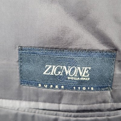 Joseph Abboud Grey 100% Wool Super 110's Blazer Sport Coat USA Made Size 52R