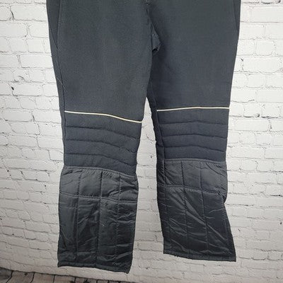 VTG Europa Black Wool Nylon Schoeller Textil Switzerland Snow Pants 30R (28x29)