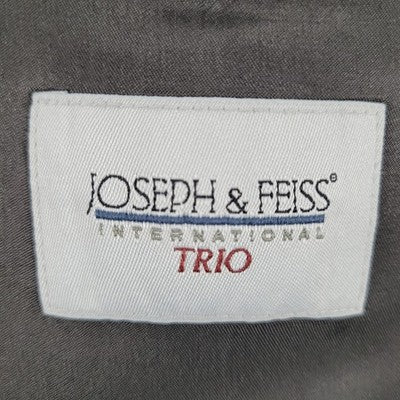 Joseph & Feiss Grey 100% Wool International Trio Blazer Sport Coat Size 48L