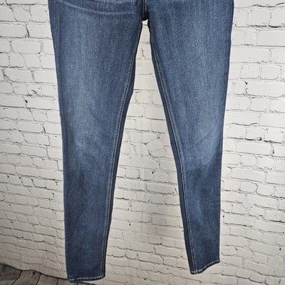 Rag & Bone Joshua Blue Skinny Low Rise Medium Wash Stretch Jeans USA 28 (28x30)