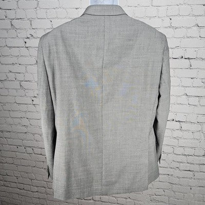 Tommy Hilfiger Grey Wool Blend 2 Button Vented Notch Blazer Sport Coat 44R