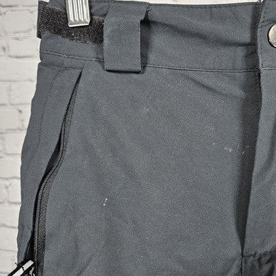 Columbia Black Omni Tech Insulated Snow Ski Cargo Pockets Pants Kids Small S 8