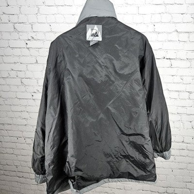 Colorado Grey Black Canvas Shoulder Hideable Hood Zip Pockets Light Jacket XXXL