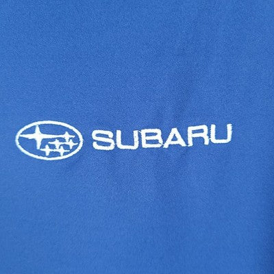 Subaru Austin CAG Navy Lightweight Stretch Short Sleeve Polo Shirt Size Large L