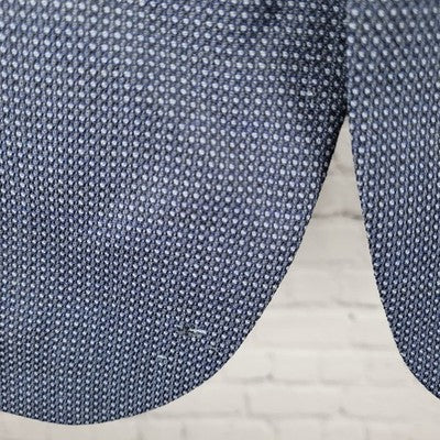 Strellson Blue 100% Wool Alecc Slim Fit Birds Eye Blazer Sport Coat 56 US 46