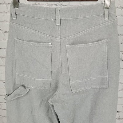Full Tilt Grey Twill High Rise Straight Leg Carpenter Jeans Size 25 (25x31)