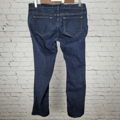 J Brand Mama J Dark Wash Straight Leg Maternity Jeans USA Made Size 25 (32x30)