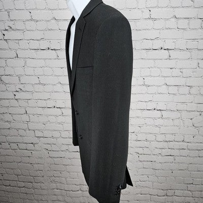 Marc Ecko Black Multitask 2 Button Double Vented Notch Blazer Sport Coat 38L
