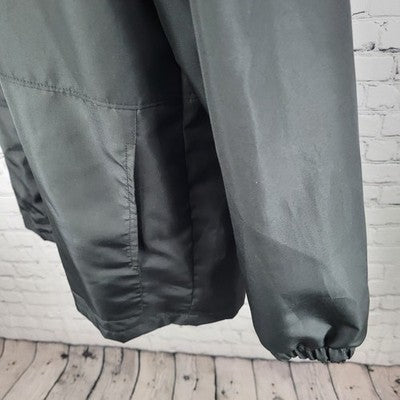 SXSW South By Southwest ATX Black Hooded Windbreaker Jacket Size Large L