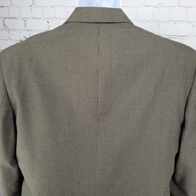 Pronto Uomo Brown 2 Button Double Vented Notch Blazer Sport Coat 44L