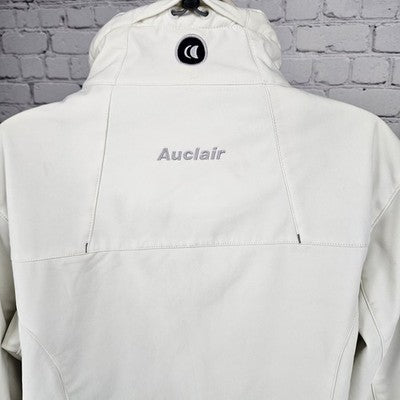 Auclair Ivory Waterproof Breathable Full Zip Stand Up Collar Jacket Large L