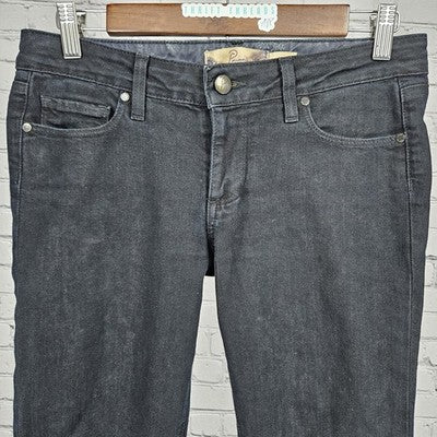 Paige Blue Denim Skyline 4-Way Comfort Stretch XLA Skinny Jeans USA 27 (28x28)