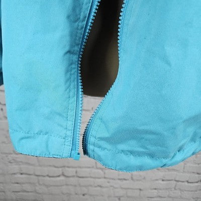 Grand Canyon Railway Cheneral Blue Fleece Lined Hooded Jacket Medium *zipper
