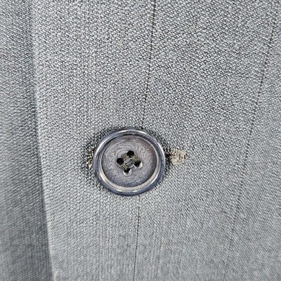 Vito Rufolo Blue 100% Wool 2 Button Ventless Notch Blazer Sport Coat Italy 40R